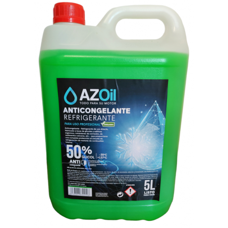 Azoil Anticongelante Refrigerante Orgánico 50%